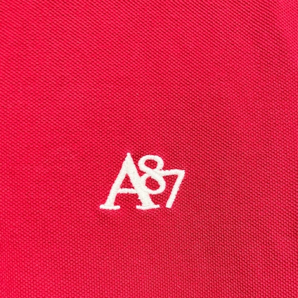 Aeropostale A87 Red Polo Shirt - Size Medium - Picture 9 of 9